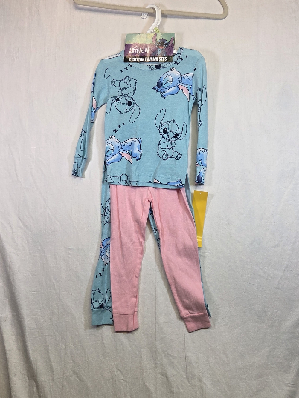 NWT Disney Stitch Cotton Pajamas Incomplete 3 Piece Set Size 4 #0314